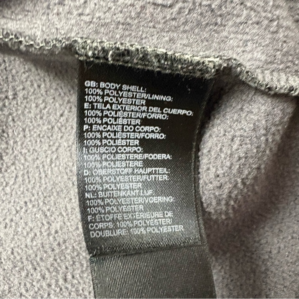 The North Face Youth Large Boys Canyonlands Track Hoodie TNF Dark Grey Heather - Picture 5 of 6